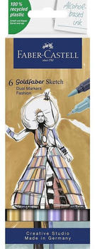 Faber-Castell Gofa Sketch Marker 6er Etui Fashion (164808)