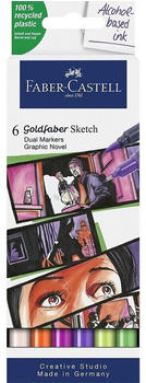 Faber-Castell Gofa Sketch Marker 6er Etui Graphic Novel (164810)