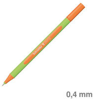 Schneider 191006, Schneider Fineliner Line-Up - 0,4 mm, orange