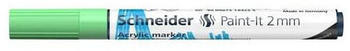 Schneider Acrylmarker Paint-It 310 2mm pastell grün