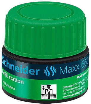 Schneider Maxx 660 für Textmarker Refill Station 30ml grün
