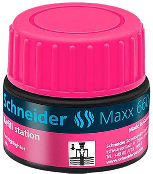Schneider Maxx 660 für Textmarker Refill Station 30ml rosa