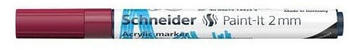 Schneider Acrylmarker Paint-It 310 2mm burgundrot