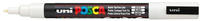 Uni-Ball PC-3M BL, uni-ball Pigmentmarker POSCA (PC-3M), wei&szlig;
