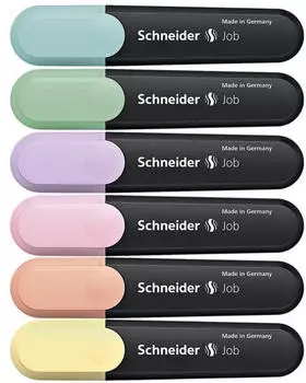 Schneider Job Pastell sortiert (6er Set)
