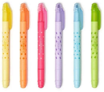 Legami 6er Set l&ouml;schbaren Textmarkern - Magic Highlighters