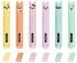 Legami 6er Set Mini-Textmarkern - Teddy‘s Style