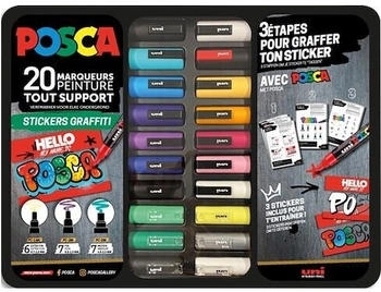 Posca Stickers Graffiti Paint Markers (20pcs)