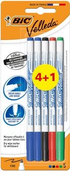 BIC Velleda Whiteboard-Marker 1721 (4+1pcs)