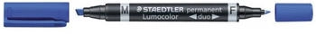 Staedtler Lumocolor duo Keilspitze blau (348 B-3)