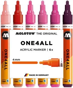 MOLOTOW One4All Acrylmarker 227HS 4mm Pink Set