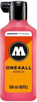 MOLOTOW One4All Refill 180 ml antistatik neonrot fluo