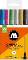 Molotow One4All Acrylstifte farbsortiert 2.0 mm 6 St. (MO200822)