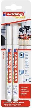 edding Kreidemarker 4085 2er-Blister weiß