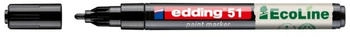 edding Lackmarker EcoLine 4-51-001 rund 1-2mm schwarz (10 Stück)