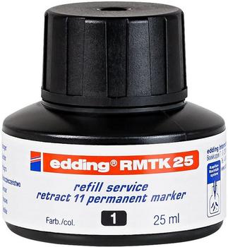 edding Nachf&uuml;lltinte RMTK 25 f&uuml;r Permanentmarker retract 11 25ml schwarz