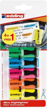 edding Textmarker 7 Mini (5 Stück) Blister sortiert