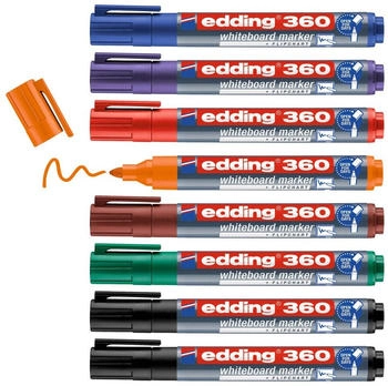edding Whiteboardmarker 4-360-8-S2999 1,5-3mm sortiert (8 St&uuml;ck)