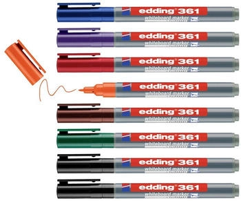 edding Whiteboardmarker 4-361-8-S2999 1mm sortiert (8 St&uuml;ck)