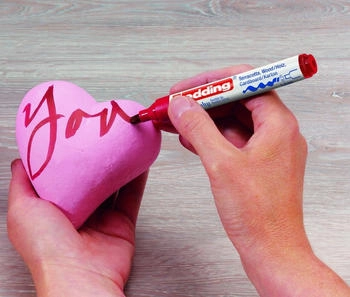 edding KalligrafiMarker creative 1455 1-5mm Schwarz, Stahlblau, Karmesin (3 St&uuml;ck)