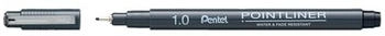 Pentel Pointliner Fineliner schwarz 1,0 mm (S20P-10A)