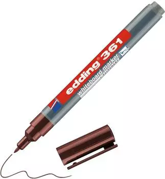 edding Whiteboardmarker 361 nachf&uuml;llbar 1mm braun (10 St&uuml;ck)