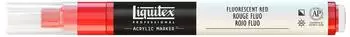 Liquitex Professional Paint Marker Acrylmarker, feine Spitze 2mm, Rot fluoreszierend (4620983)