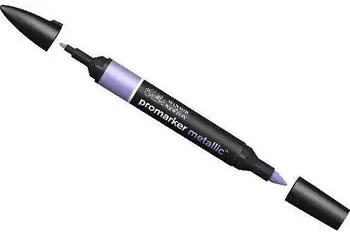 Winsor & Newton ProMarker Metallic Doppelspitze, Violett (0206696)