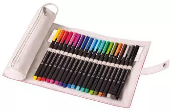 Staedtler Triplus Fineliner Roll-Up Case, 20 Farben (334 PC20P)