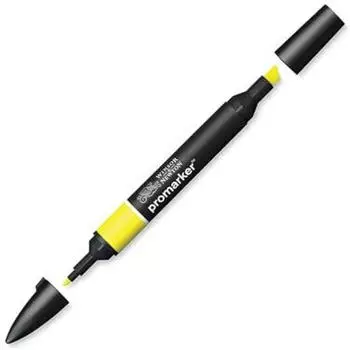 Winsor & Newton ProMarker Gelb Y657, 2 Spitzen fein & breit (0203173)