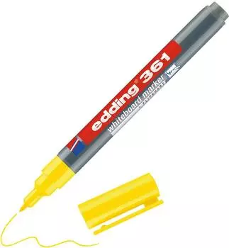 edding Whiteboardmarker 361 nachf&uuml;llbar 1mm gelb (10 St&uuml;ck)