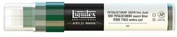 Liquitex Professional Paint Marker Acrylmarker 15mm breite Spitze Phthalogrün Blauton (4610317)