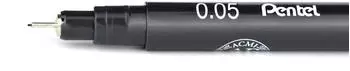 Pentel Pointliner Fineliner Schwarz 0,05mm wasserfest (S20P-05A)