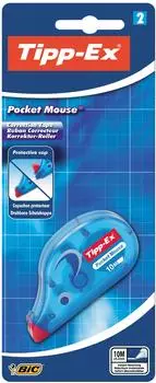 BIC Tipp-Ex Pocket Mouse Korrekturroller, 2er Set (8207912)