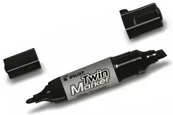 Pilot Begreen Twin Marker Jumbo Permanent, Schwarz, 10er-Pack (MFN-15FB-BG-B)