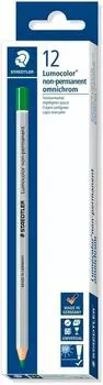 Staedtler Lumocolor Omnichrom Trockenmarker, non-permanent, gr&uuml;n, 12er-Pack (108-5)