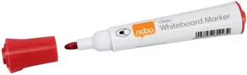 nobo Glide Boardmarker Rundspitze 2mm rot, 10er-Pack (1915266)