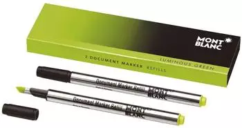 Montblanc Markermine Document luminous green, 2 Stk. (128253)