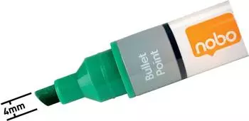 nobo Liquid Ink Boardmarker Keilspitze, gr&uuml;n, 10 St&uuml;ck (1915385)