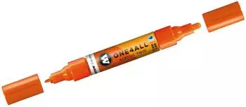 MOLOTOW One4All Acrylic Twin Marker dare orange, 1,5mm/4mm, 3er-Pack (MO227403)