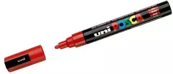 Posca PC-5M Marker, runde Spitze medium 1,8-2,5mm, rot (PC-5M Rojo)