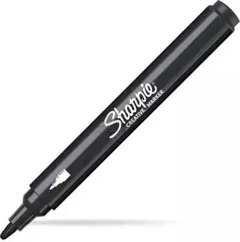 Sharpie Creative Marker Acrylfarb-Stift, Rundspitze, schwarz, 6er-Pack (2218123)