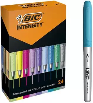 BIC Intensity Colors Permanentmarker, 24er-Set, sortiert (992731)