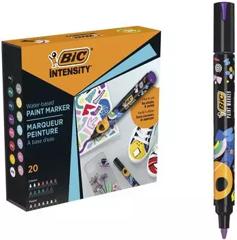 BIC Intensity Acrylmarker Classic + Pastell, 20er-Set (527424)