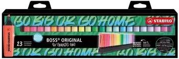 STABILO BOSS ORIGINAL by Snooze One Textmarker, 23 Farben, Tischset (7023-01-06)