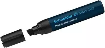 Schneider Optics Permanentmarker 280 Keilspitze 4-12mm schwarz, 5 St&uuml;ck (128001)