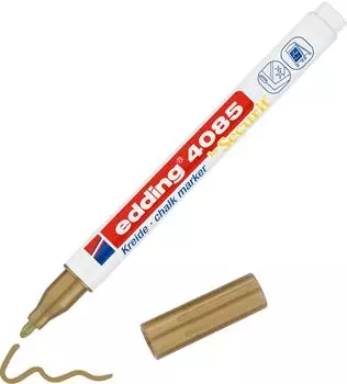 edding 4085 Kreidemarker gold, Rundspitze 1-2mm, 10er-Pack (4-4085053)