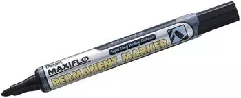 Pentel Maxiflo NLF50 Permanentmarker 1,5-3mm schwarz, 12 St&uuml;ck (NLF50-AO)