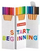 Stabilo 8818/5, STABILO point 88 Fineliner farbsortiert 0,4 mm, 18 St.