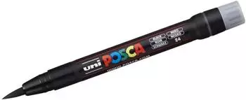 Posca PC-BR Marker mit Pinselspitze, schwarz (PX146662000)